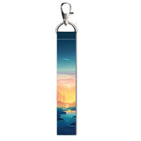 Isee 360 Nature Abstract Lanyard Tag With Swivel Lobster For Gift Luggage Bags Backpack Travelers Students Worker L X H 5 X 0.8