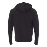 Independent Trading Co. Unisex Special Blend Raglan Full-Zip Hooded Sweatshirt - Black, Xs