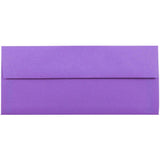JAM PAPER #10 Business Colored Envelopes - 4 1/8 x 9 1/2 - Violet Purple Recycled - Bulk 250/Box