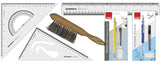 Isomars Beginner Drafting Set for Students Set of 6 Drawing Tools
