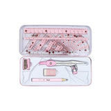 Enakshi Math Geometry Kit Set 8Pcs Student Supplies Protractor for Drawings Students pink|Home & Garden | Kids & Teens at Home |