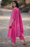 Gosriki Women'S Rayon Blend Solid Straight Kurta With Pant & Dupatta (Janeu Pink-Gs_4Xl_Pink_Xxxx-Large),Pink,4,B0DR26ZSQN
