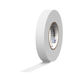 1 Width ProTapes Pro Gaff Premium Matte Cloth Gaffers Tape With Rubber Adhesive, 11 mils Thick, 55 yds Length, White (Pack of 1