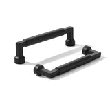 khtumeware 10-Pack 4-Inch(102mm) Black Cabinet Pulls,Heavy-Duty Solid Matte Black Handles for Kitchen Cabinets, Cupboards, Drawe