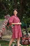 Dhruvi Trendz Womens Slub Rayon Women Western Dresses Regular Fit A-Line (Dupli-D-Wd-1012_Red_S)