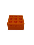 Desk Organizer for 510 Cartridges, Pens and Pencils 9 Spaces (Orange)