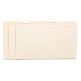 File Folders Manila, Universal 15113 File Folders, 1/3 Cut Assorted, OnePly Top Tab, Legal, Manila, 100/Box