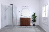 Living District Gene 3-Light Metal Wall Sconce In Chrome And Clear Glass