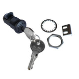 Southco Flush Pull Latch - Push to Close - Medium - Black