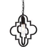 Living District Indoor Modern Home Decorative Bright Ceiling Sandara 1 Light Pendant In Black