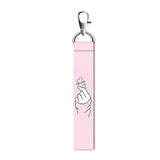Isee 360 Girl Heart Hand Love Lanyard Bag Tag With Swivel Lobster For Gift Luggage Bags Backpack Travelers Students Worker L X H
