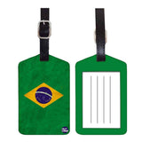 Nutcase Designer Luggage Travel Baggage Tags Single Tag With Name Card Inside Brazil