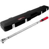 Hairich 3/4-Inch Drive Click Torque Wrench, Dual-Direction Adjustable 48 tooth 100-700ft.lb/136-949Nm, Professional Inch Pound T