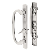 Prime-Line C 1282 Mortise Style Sliding Patio Door Handle Set - Replace Old or Damaged Door Handles Quickly and Easily - Satin N