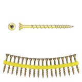 Simpson StrongTie Simpson HCKWSV212S StrongDrive WSV SUBFLOOR Screw (Collated) #9 x 21/2 in. T25, YellowZinc (750Qty)