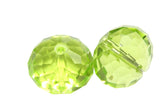 24pcs Adabele Austrian 10mm Faceted Loose Rondelle Crystal Beads Light Olivine Green Spacer Compatible with 5040 Swarovski Cryst