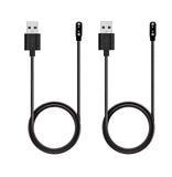 Smart Touch Charging USB Cable Compatible with P22 & P25 & Y20 & DT96 & KW10 & KW20 Smart Watch 2 pin Strong Magnetic Suction Ch