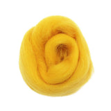 Enakshi Handmade 10G Wool Roving Fibre For Needle Felting Materials Yellow | Crafts | Needlecrafts & Yarn | Spinning & Felting |