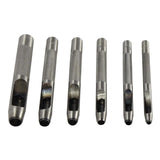 Se 790Lp Leather Punch Set Hollow, 6 Pc
