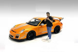 American Diorama Car Meet 1 Figure VI, Black and Blue 76282 1/18 Scale Figurine Diorama Accessory