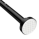MEXAU Black Shower Curtain Rod 40-183 Inch Adjustable 1.26 Inch Diameter Tension Curtain Rod No Drill, Tension Rod for Window, B