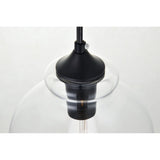 Living District Destry 1-Light Mid-Century Metal Pendant In Black