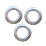 Ciieeo 20pcs Low Noise Curtain Buckle Eyelet Rings Iron Material for Drapery Rods