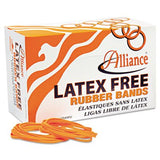 Alliance Rubber LatexFree Orange Rubber Bands Size