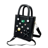 Calandis Hole Bag Handheld Portable With Hole Crossbody Bag For Beach Travel Shopping Black | Womens Handbags & Bags