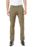 Fyltr Men'S Straight Fit Stretch Cotton Khaki Trousers - Soft Handfeel,Mythical Olive,Mythical Olive,28