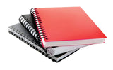 Techgifti Spiral Binding Notebook A4 Size,200 Pages Plain Notebook For Students, Office/Unruled Spiral Register For Writing