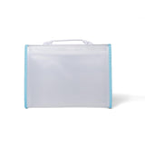 Neomate Expanding File Folder with Handle | 13-Pocket A4/FS Size Document and Certificate Organizer | Transparent Accordion Folder | Blue,Blue