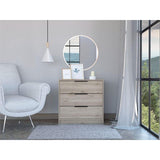 Kaia 3 Drawers Dresser -Bedroom -Light Gray