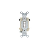 Leviton S02CS4152WS White Commercial Grade 4Way AC Quiet Switch Toggle