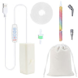 Electric Diamond Painting Pen Kit, USB Vacuum Suction Tool with Adjustable Power, Quiet Operation, Storage Bag and AccessoriesO