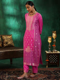 Libas Women'S Silk Blend Kurta Set (49273_Pink Pink 2Xl