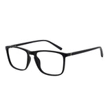OCCI CHIARI Reading Glasses Men's Rectangle Reader Durable Spring Hinge 1.0 1.25 1.5 1.75 2.0 2.25 2.5 2.75 3.0 3.5 (Black 100)