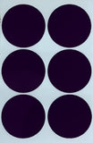 TrueAlly 400 piece Puple Color 50mm (2 Inch) Round Dot Sticker Self Adhesive Labels Writable Surface for Kids Activity, File Cl