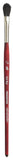 Princeton Velvetouch, Series 3950, Paint Brush for Acrylic, Oil and Watercolor, Oval Mop, 1/4 Inch