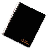 Tops Products Aion Planner, Side Wirebound, 8-1/2X6-3/4, 100 Sheets, Black (Top63828),White