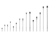 TEKTON 1/4, 3/8, 1/2 Inch Drive Quick-Release Ratchet and Breaker Bar Set (15-Piece) | SDR99902