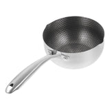 SHREESAMP Stainless Steel Kadhai Heavy Duty Induction Compatible Deep Fry Pan for Cooking Sabzi Curry Frying Stir Fry Pasta Dura