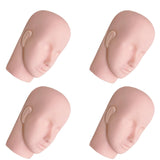 Eyelash Extension Mannequin Head Cosmetology Mannequin Head For Makeup Soft Rubber Doll Face for Facial Massage Practice