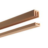 KNAPE & VOGT Manufacturing Company P2413 TAN 72 Plastic Sliding Door Track and Guides, 1/8