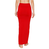 Zivame All Day Slit Mermaid Saree Shapewear For Women - Red Bud