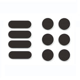 APeiSi Universal Webcam Covers - Privacy Protection Accessory, No Residue Application, Safe Screen Closure - Dots and Bars, 20 P