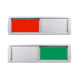 Privacy Door Sign,Blank Office Sign,Vacant Occupied, Do Not Disturb, On Off,In Out,Door Signboard for Bathroom, Office, Home, Ho