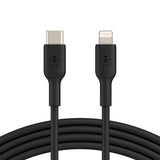 Belkin BoostCharge Fast Charging USB C to Lightning Cable 3.3ft/1M MFi Certified 18W Power Delivery iPhone Charger Cord Appl