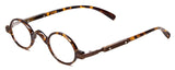 Calabria R314/R501S Vintage Retro Metal Reading Glasses +1.75 Blonde Tortoise Men Women Professor Round Single Power Readers