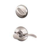 Schlage F59 ACC 625 LH Accent Interior Left-Handed Lever with Deadbolt, Bright Chrome (Interior Half Only)